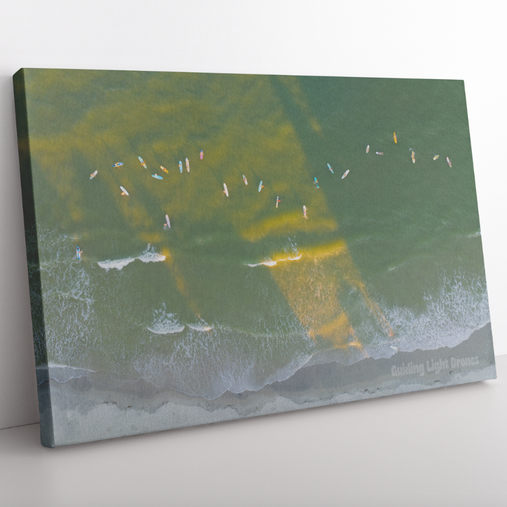 Guiding Light Drone's Sullivans Island Canvas Artwork