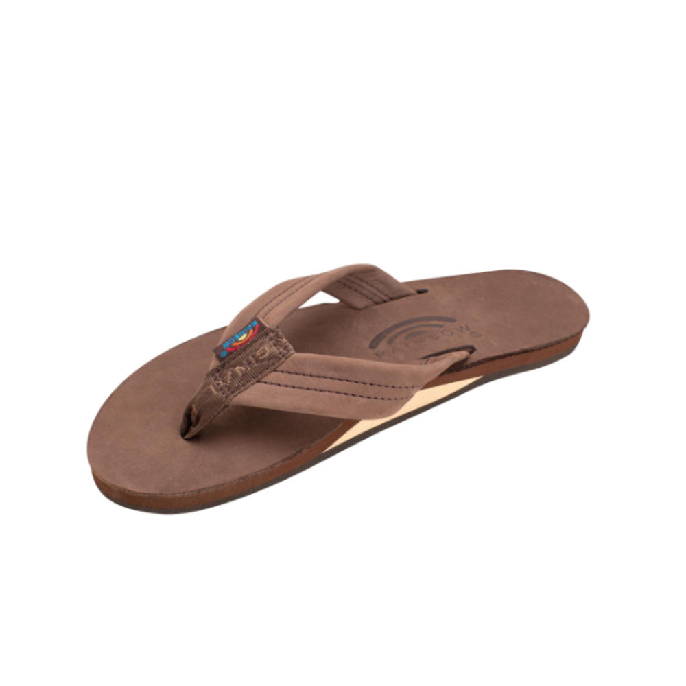 Single Layer Premium Leather w/ Arch Support 1" Strap