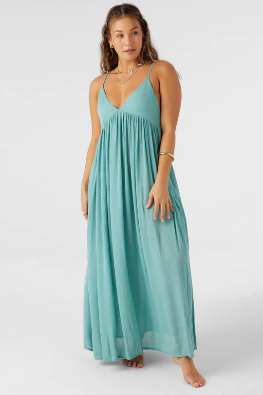 Saltwater Solids Mel Maxi Cover Up Dress