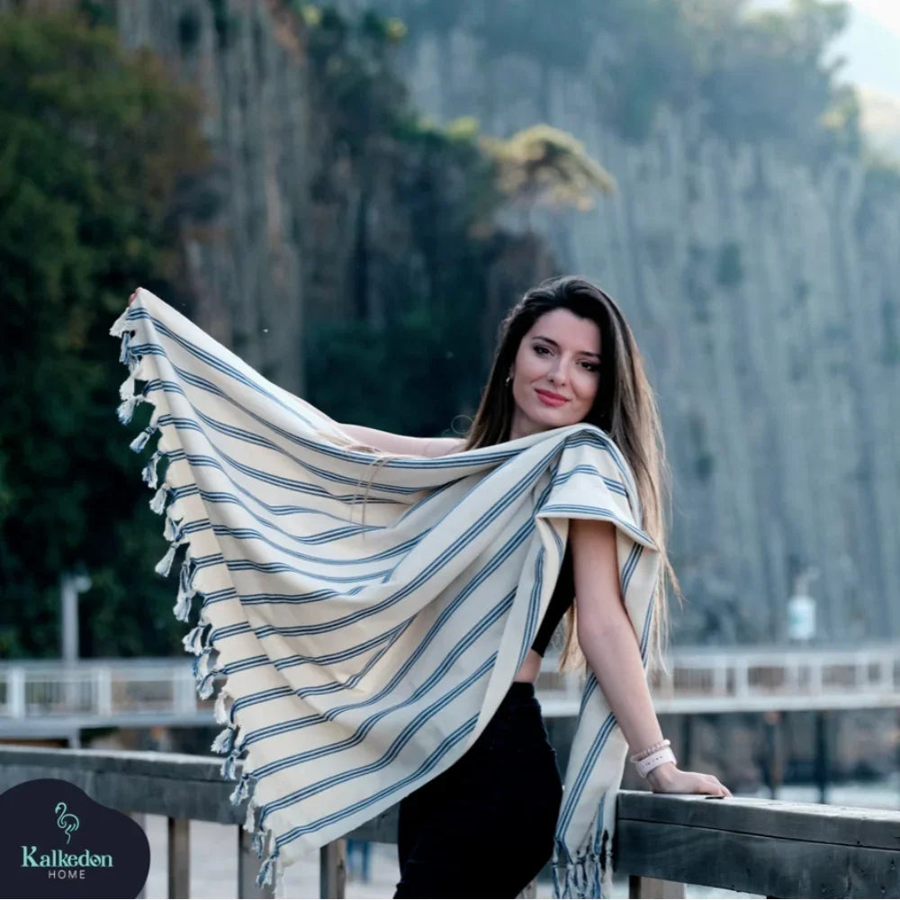 Handwoven Turkish Throw Blanket