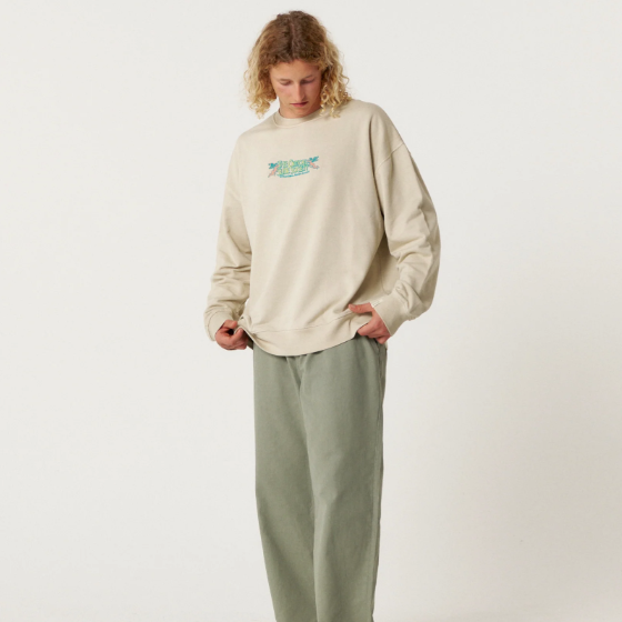 Mellow Crew Fleece Critical Slide Society