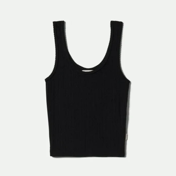 Pointelle Slim Fit Tank