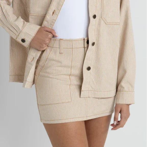 Willa Stripe Mini Skirt