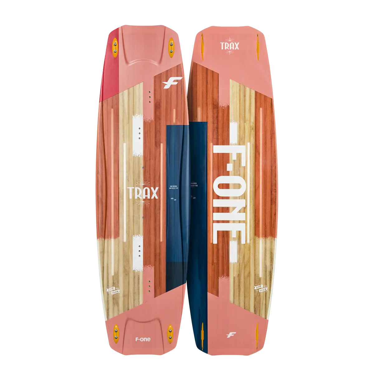 (2022) F-One Trax HRD LT Papaya Twin Tip Kiteboard