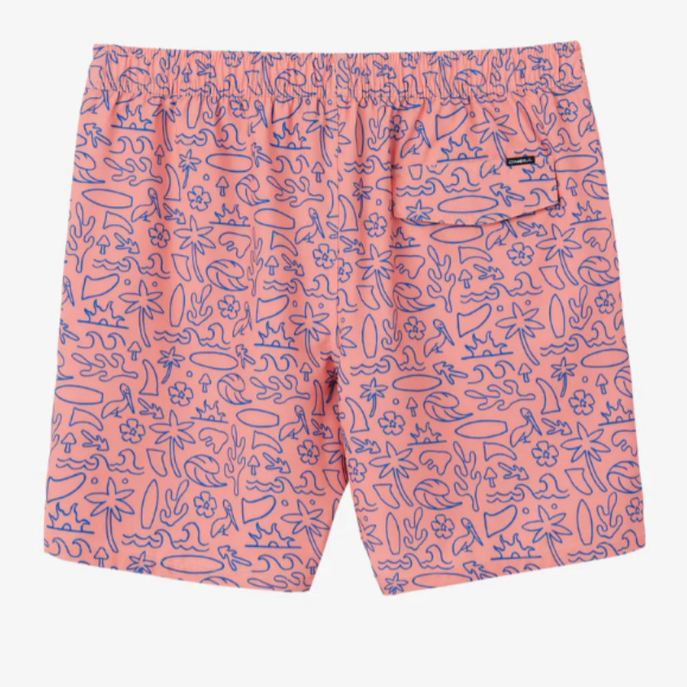 Hermosa Elastic Waist Swim Trunks