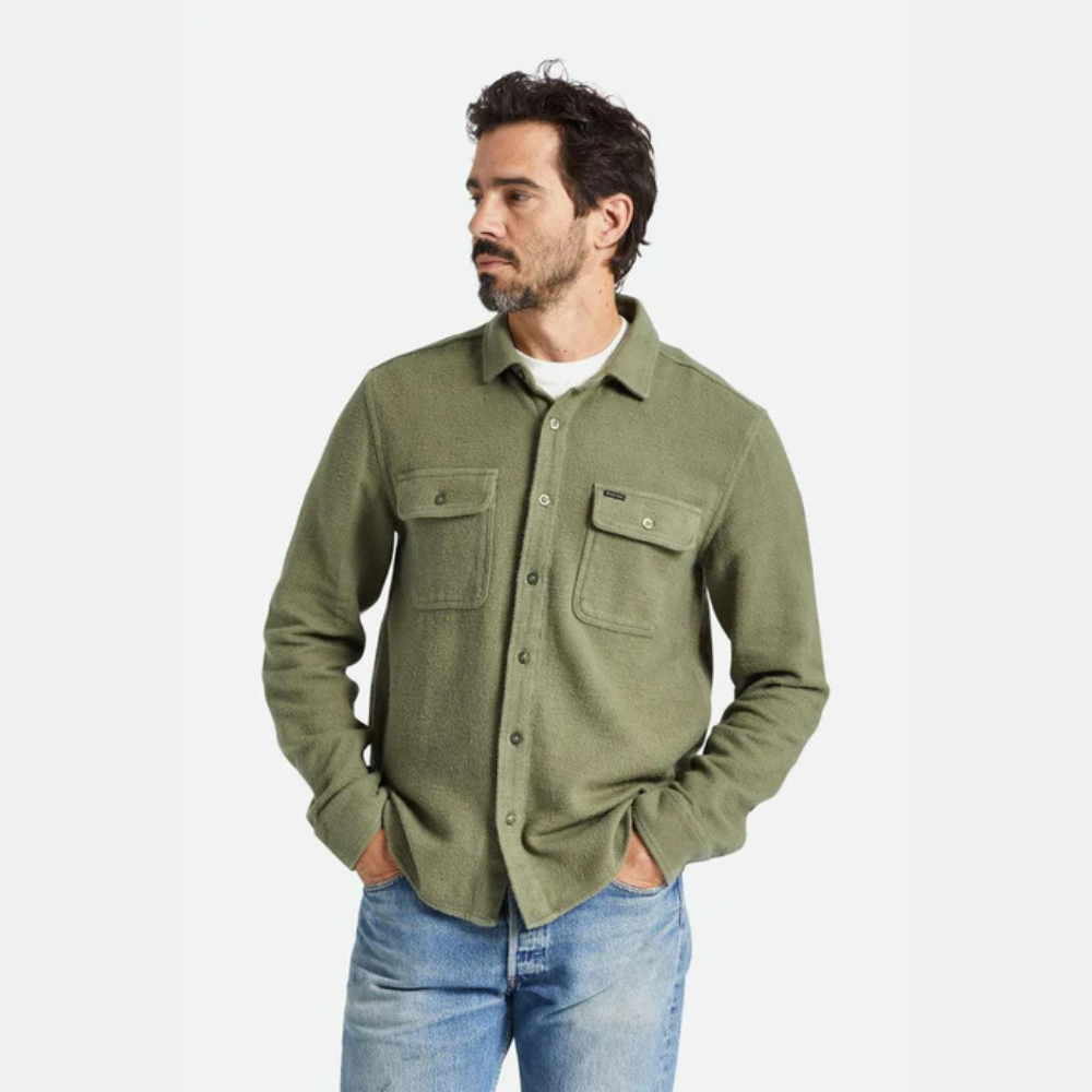 Bowery Textured Twill Overshirt