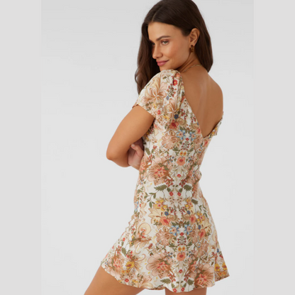 Ira Sofia Floral Flutter Sleeve Mini Dress