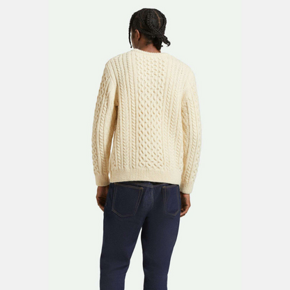 Classic Fisherman Cable Knit Sweatshirt