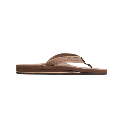 The Willow - Double Layer Arch Support Premier Leather w/ Inset Double Braided 3/4" Medium Strap