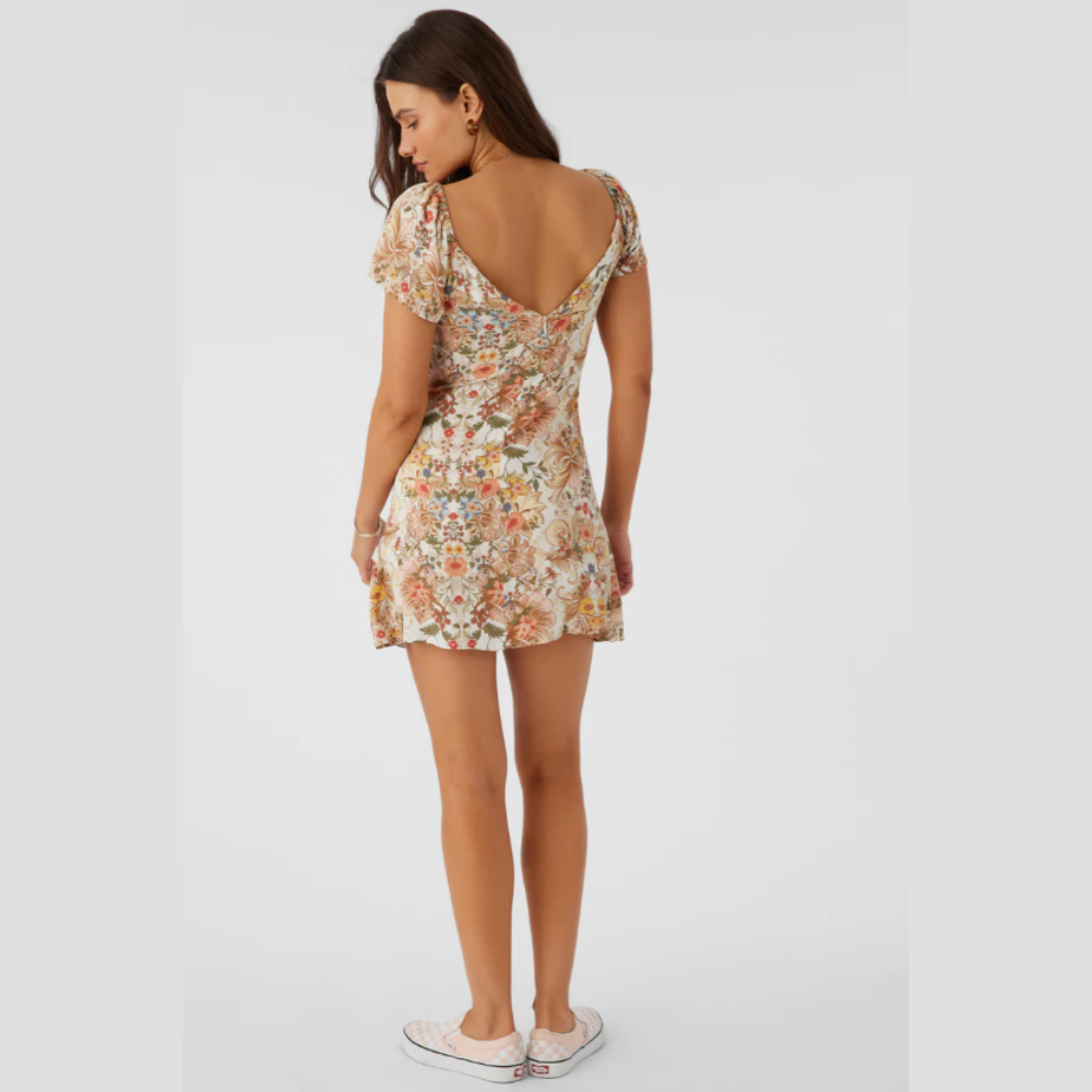 Ira Sofia Floral Flutter Sleeve Mini Dress