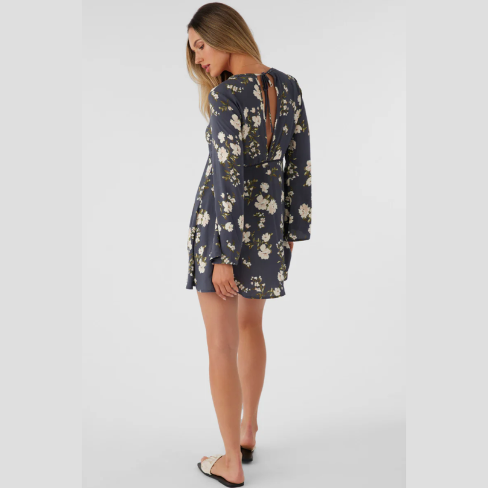 Stevie Kendra Floral Long Sleeve Mini Dress