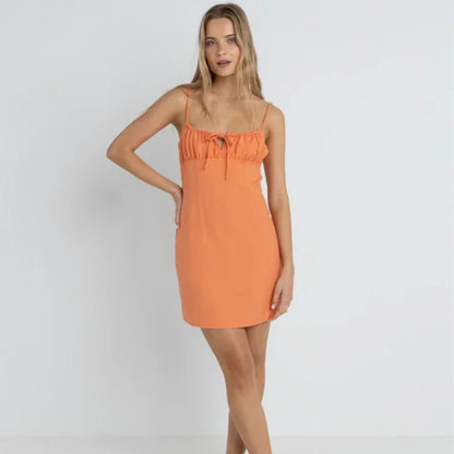 Andie Gathered Mini Dress