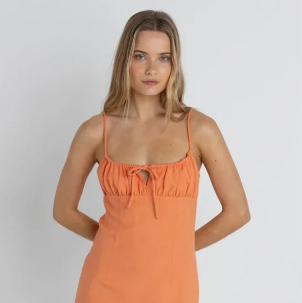 Andie Gathered Mini Dress