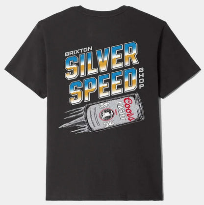 BRIXTON x Coors Light Silver Speed Mens Tee