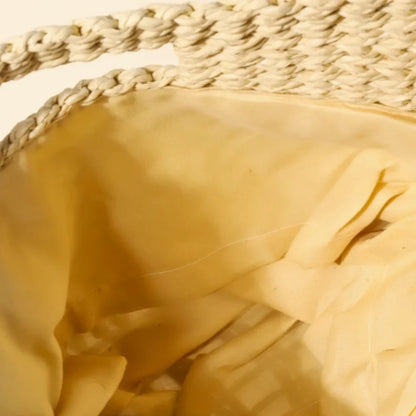 Braided Semi Circle Tote Bag