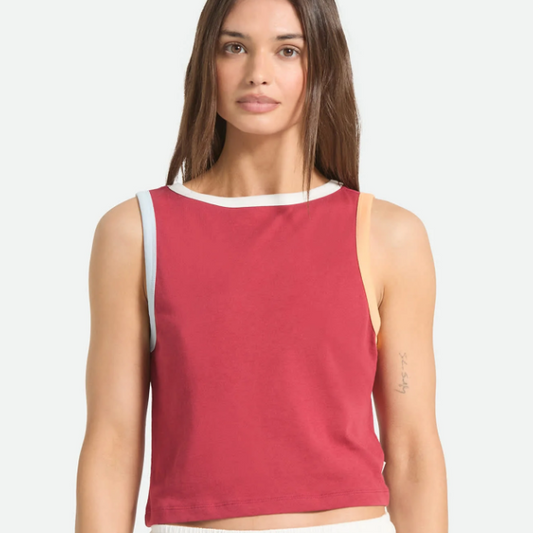 Carefree Organic Garment Dye Cropped Tank