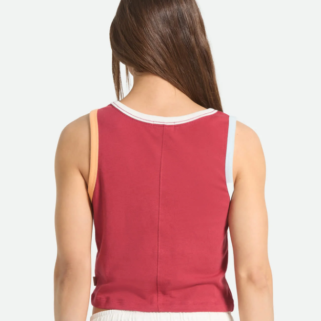 Carefree Organic Garment Dye Cropped Tank