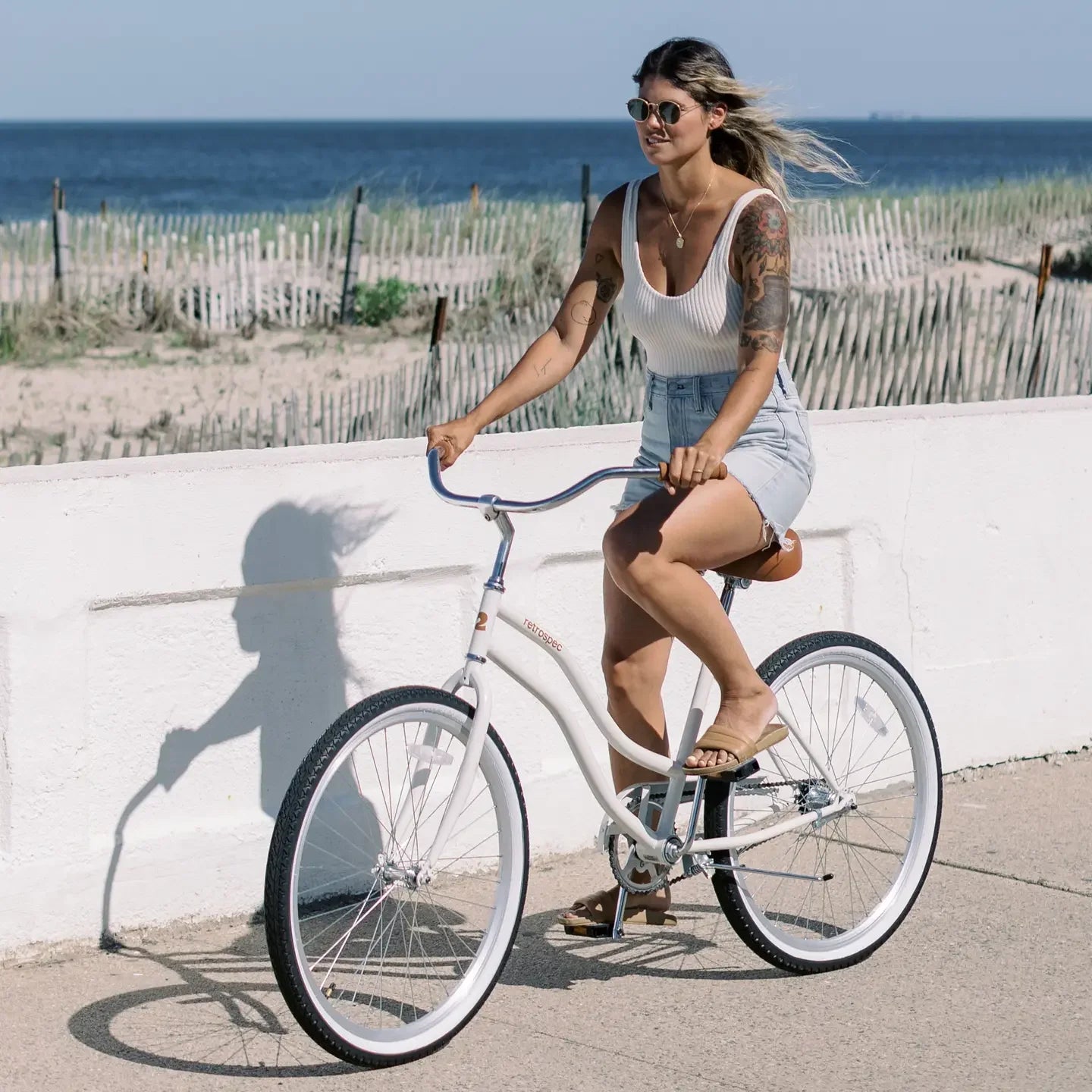 Chatham Beach Cruiser Bike - Step Through Single Speed