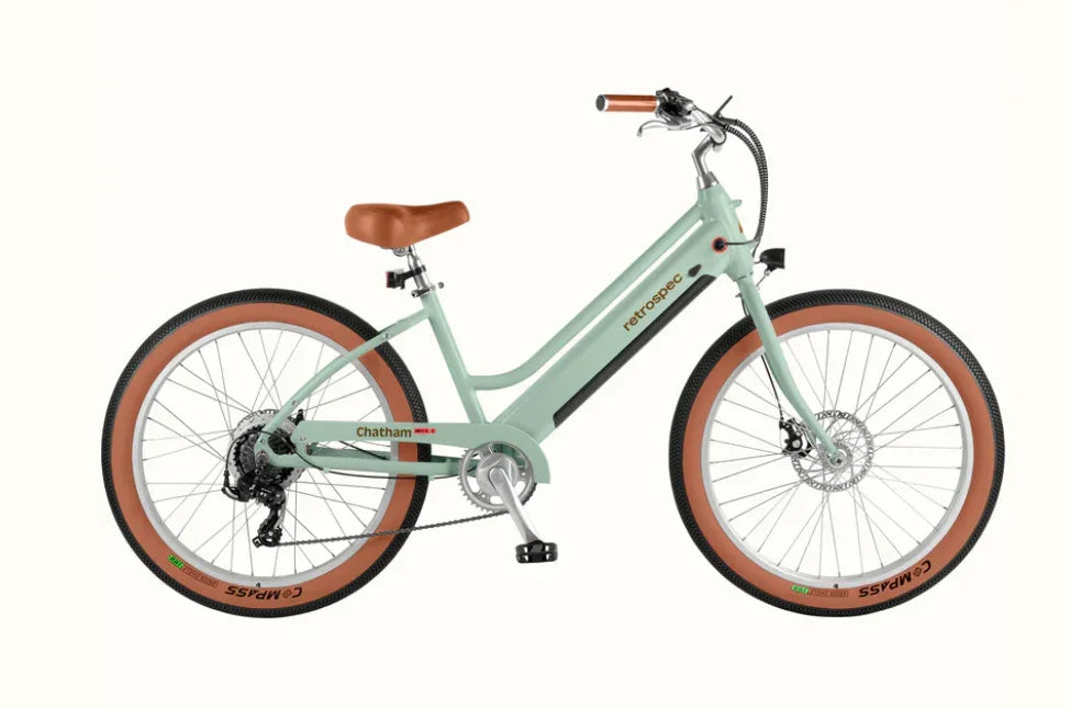 Chatham Rev+ 2 Beach Cruiser Step Through Electric Bike