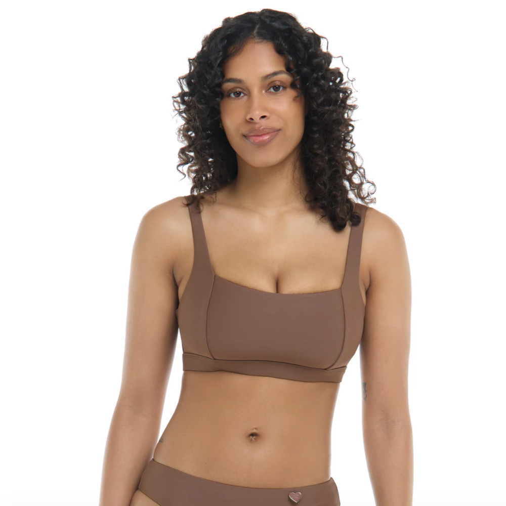 Edi Square Neck D-F Cup Bikini Top