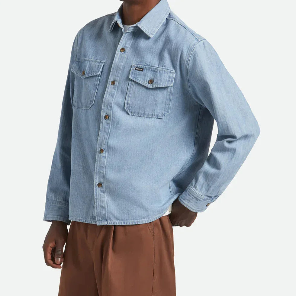 Herringbone Relaxed Overshirt