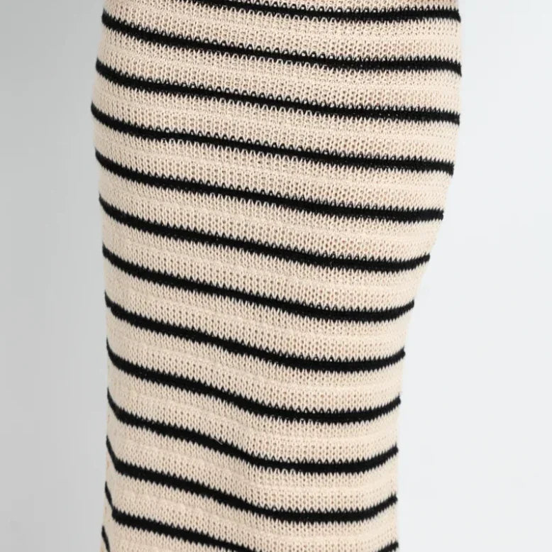 Highline Stripe Knit Midi Skirt