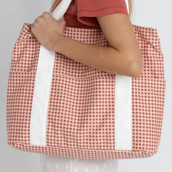 Lola Check Tote Bag