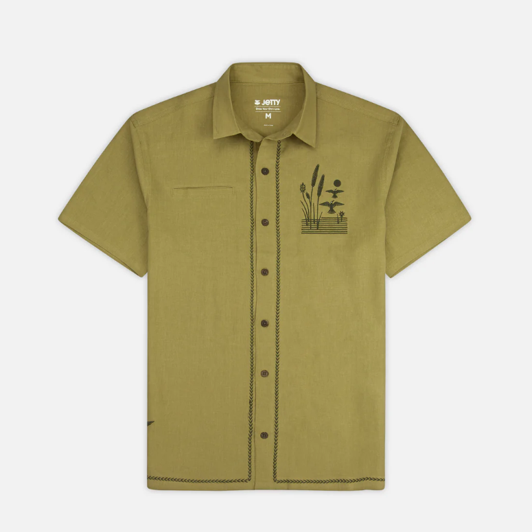 Marshall Embroidered Linen Shirt