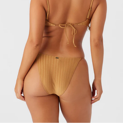 Mizi Metallic Rib Redondo Bikini Bottom