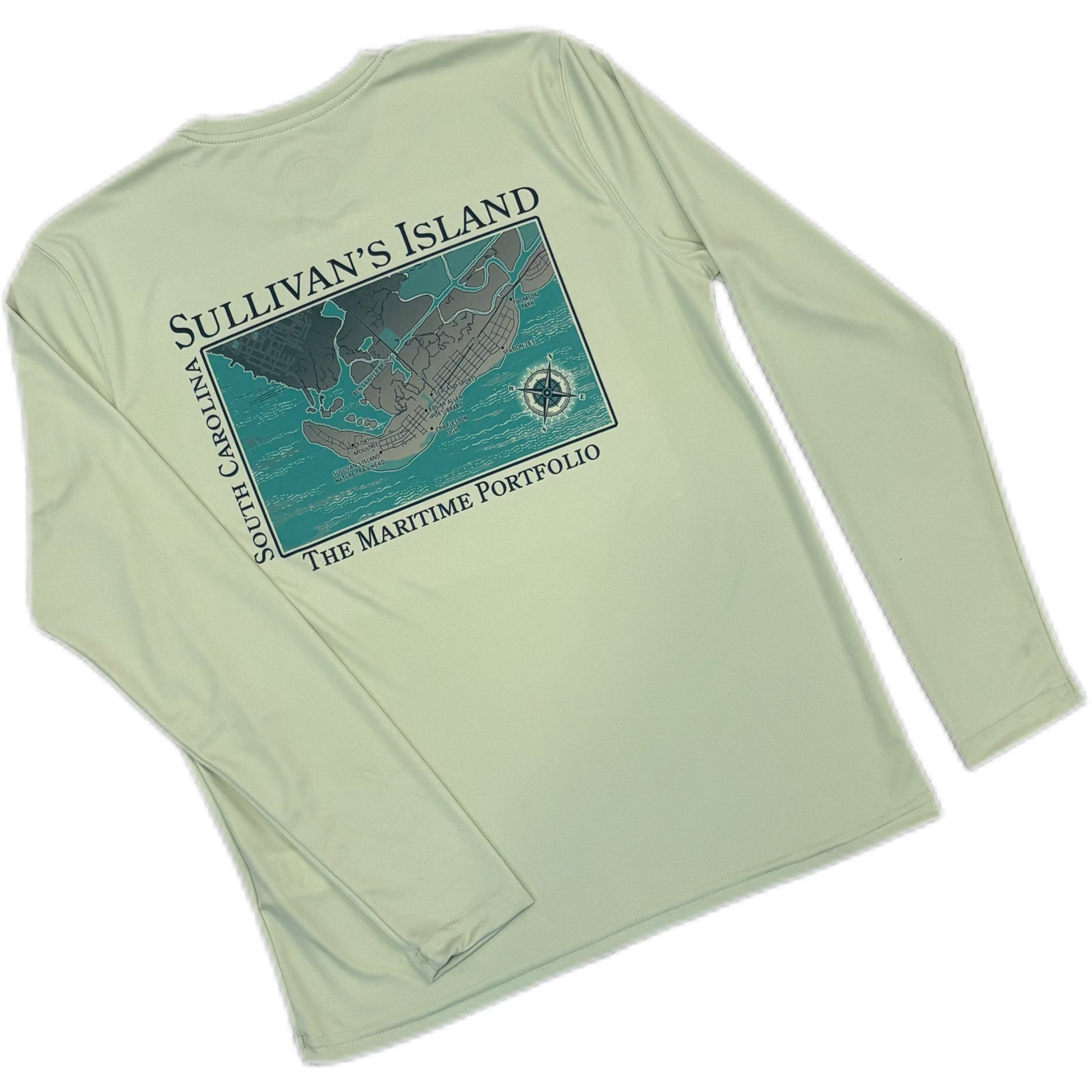 Nautical Map Sullivan's Island Rashguard