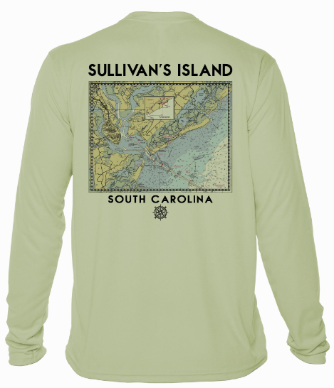 Sullivan's Island Map Rashguard