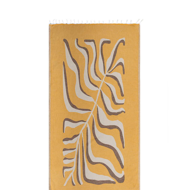 Sand Cloud Turkish Towel Golden Fern