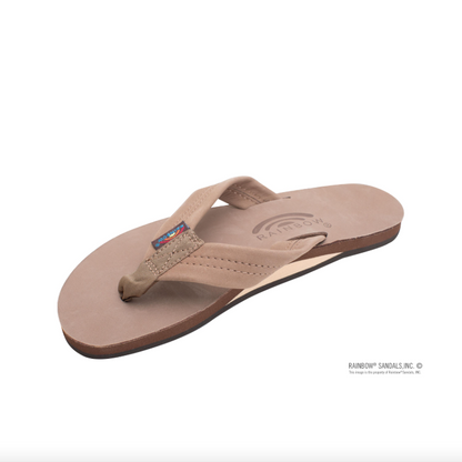 Single Layer Premier Leather w/ Arch Support 1" Strap