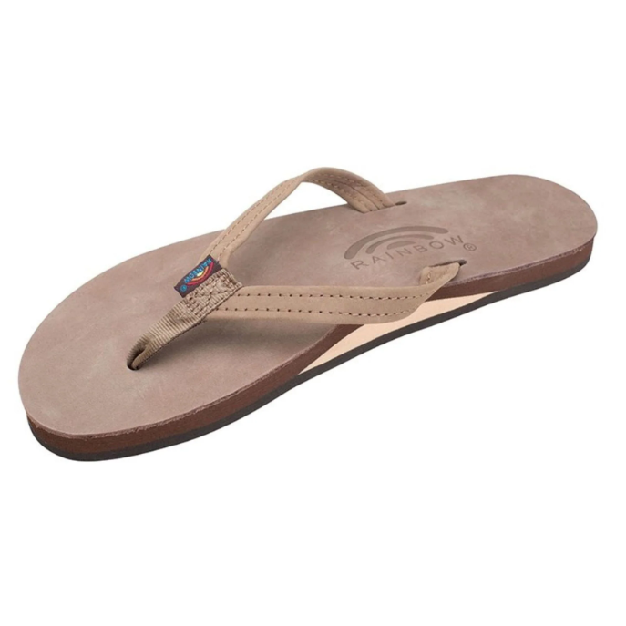 Single Layer Premier Leather w/ Arch Support 1/2" Narrow Strap