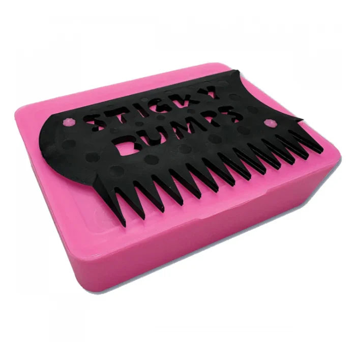 Sticky Bumps Wax Box & Comb