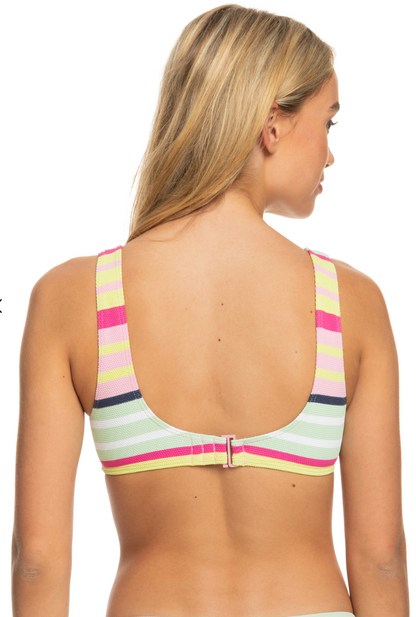 Striped Soul Bralette Bikini Top