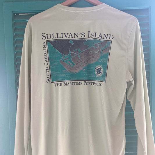 Nautical Map Sullivan's Island Rashguard