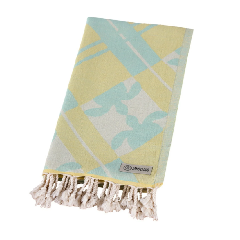 Turtle Plaid Sandcloud Towel