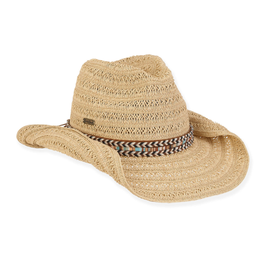 Riiska Paper Straw Western Hat