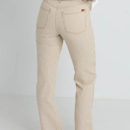 Willa Stripe Straight Leg Jean
