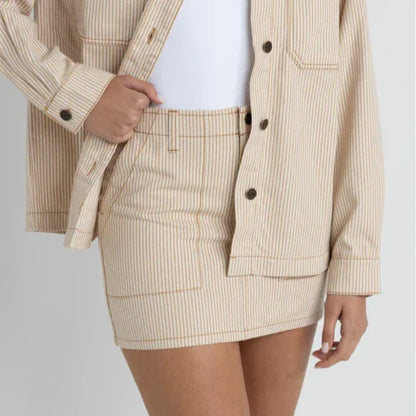Willa Stripe Mini Skirt