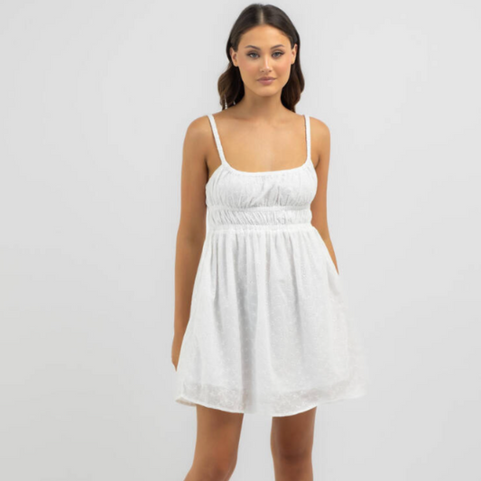 Fae Broderie Mini Dress