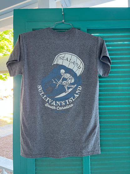 Kiteboarding Skeleton Sealand Sports T-Shirt