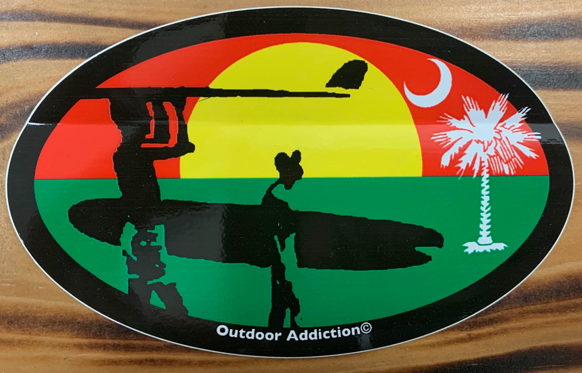 Outdoor Addiction Stickers, Large – Sealand Adventure Sports