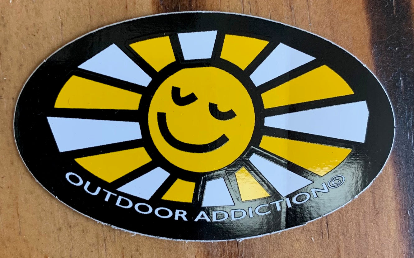 Outdoor Addiction Stickers, Small