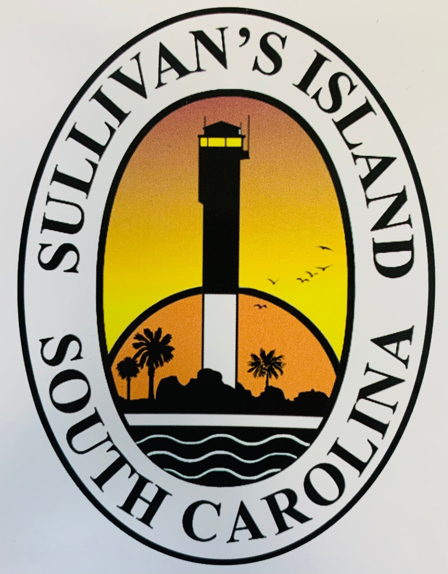 Sullivan's Island Lighthouse Sticker