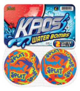 Water Bomb Sports Balls 2-Pack